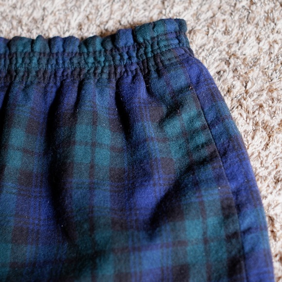 J. Crew Wool Felt Mini Skirt Scottish Plaid - Picture 2 of 7
